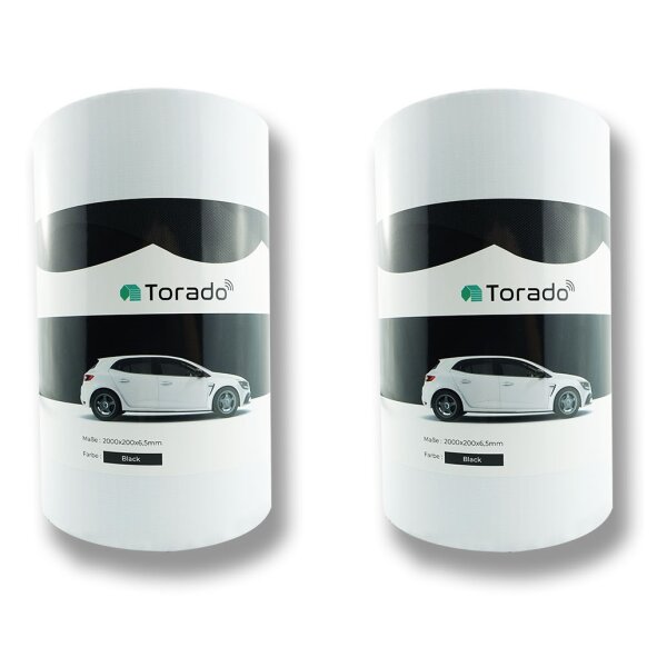 2er-Set Garagen Wandschutz 2 m lang schwarz für 4 Autotüren