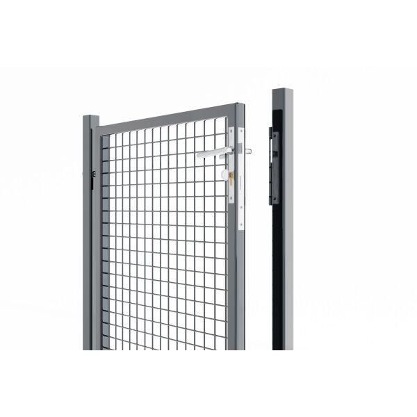 Gartentor Wellengittertor in anthrazit 1000 x 1200 mm