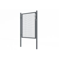 Gartentor Wellengittertor in anthrazit 1000 x 1200 mm