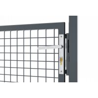Gartentor Wellengittertor in anthrazit 1000 x 1200 mm