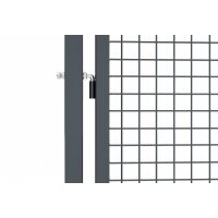Gartentor Wellengittertor in anthrazit 1000 x 1200 mm