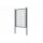 Gartentor Wellengittertor in anthrazit 1000 x 1200 mm