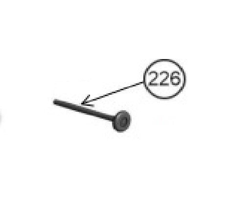 Normstahl Laufrolle lang, 11 mm, L: 193 mm, für WIDE < 5000mm