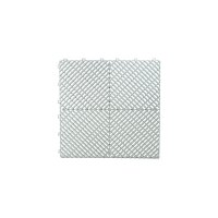 10 x Garagenboden "Quadrat-Optik" Platten 40 x 40 cm grau