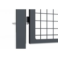 Gartentor Wellengittertor in anthrazit 1000 x 1800 mm
