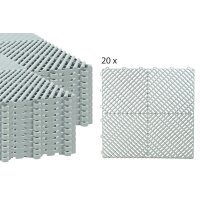 20 x Garagenboden "Quadrat-Optik" Platten 40 x...