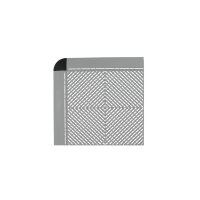 Ecke für Garagenboden "Quadrat-Optik" schwarz