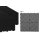 20 x Garagenboden "Quadrat-Optik" Platten 40 x 40 cm schwarz