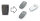 Marantec Wandhalter Handsender Handsenderhalterung Digital 382, 384, 564, 663