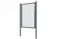 Gartentor Wellengittertor in anthrazit 1000 x 1200 mm