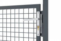 Gartentor Wellengittertor in anthrazit 1000 x 1200 mm