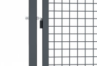 Gartentor Wellengittertor in anthrazit 1000 x 1200 mm