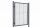 Gartentor Wellengittertor in anthrazit 1000 x 1200 mm