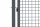 Gartentor Wellengittertor in anthrazit 1000 x 1200 mm