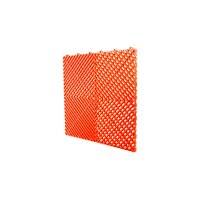 10 x Garagenboden "Quadrat-Optik" Platten 40 x 40 cm rot