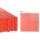 10 x Garagenboden "Quadrat-Optik" Platten 40 x 40 cm rot