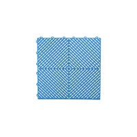 10 x Garagenboden "Quadrat-Optik" Platten 40 x 40 cm blau