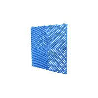 10 x Garagenboden "Quadrat-Optik" Platten 40 x 40 cm blau