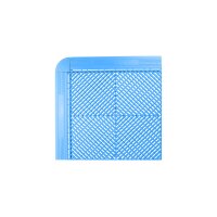 10 x Garagenboden "Quadrat-Optik" Platten 40 x 40 cm blau