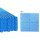 10 x Garagenboden "Quadrat-Optik" Platten 40 x 40 cm blau
