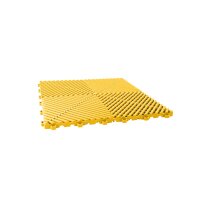10 x Garagenboden "Quadrat-Optik" Platten 40 x 40 cm gelb