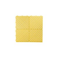 10 x Garagenboden "Quadrat-Optik" Platten 40 x 40 cm gelb