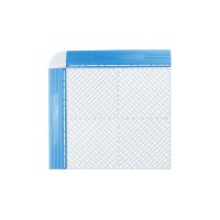 Kante für Garagenboden "Quadrat-Optik" | blau | männlich