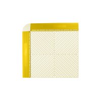 Kante für Garagenboden "Quadrat-Optik" | gelb | männlich