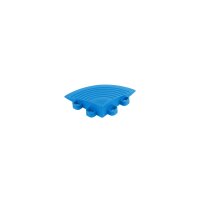Ecke für Garagenboden "Quadrat-Optik" blau