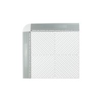 Kante für Garagenboden "Quadrat-Optik" | grau | weiblich