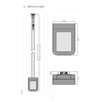 Normstahl Spark 600 Garagentorantrieb mit Schiene