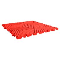 20 x Garagenboden "Würfel-Optik" Platten 40 x 40 cm rot