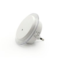 2er-Set LED Orientierungslicht mit USB – rundes Panel transparent