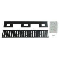 Kabelwanne Schreibtisch  – Kabelmanagement für Untertischmontage | 80 cm | Schwarz