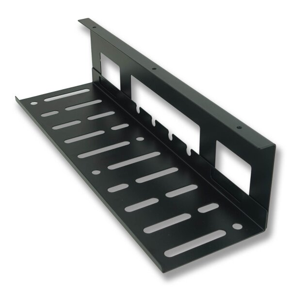 Kabelwanne Schreibtisch – Kabelmanagement unter dem Schreibtisch | 40 cm | Schwarz