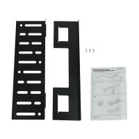 Kabelwanne Schreibtisch – Kabelmanagement unter dem Schreibtisch | 40 cm | Schwarz