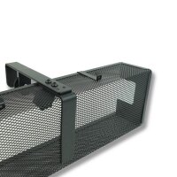 Kabelwanne Schreibtisch – Kabelmanagement zum Anklemmen mit Haken | Mesh-Kabelkorb | ohne Bohren