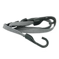 2er-Set Flachband Spanngummi 60/100/120/150/200 cm Grau...