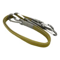 2er-Set Flachband Spanngummi 60/80/100/120 cm mit Karabiner – Für Fahrrad, Camping & Transport